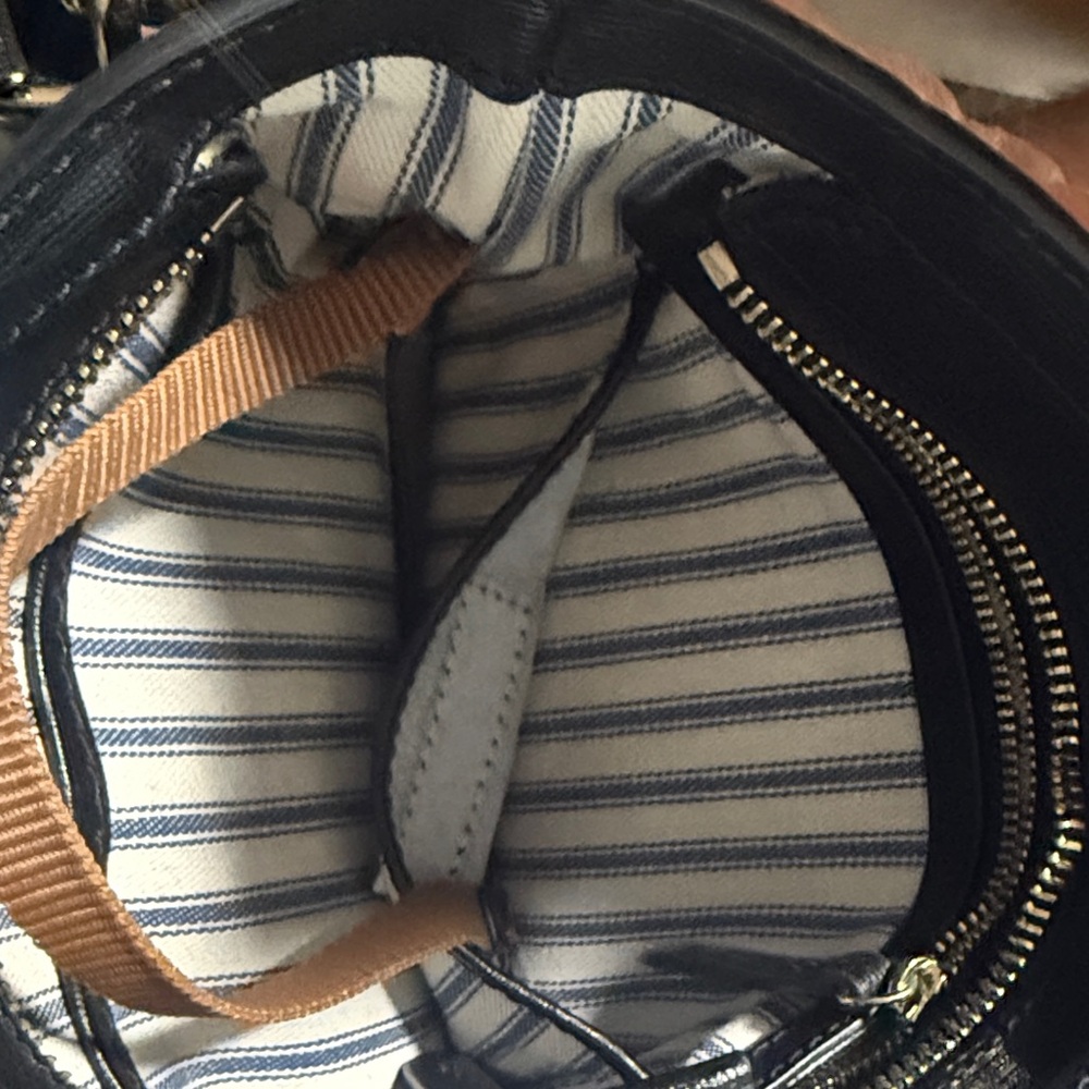 Dooney & Bourke Black and Tan Crossbody Bag - Picture 2 of 2